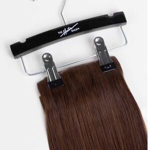 The Hair Shop - Pro 7 Clip-In extensions Set (7 Pieces) dark brown 22”